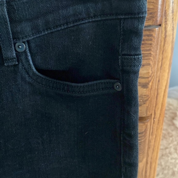 High rise black jeans size 27 stretch - Picture 4 of 6